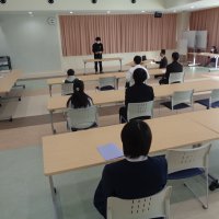 ２学期の終業式をONLINEでおこないました