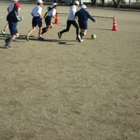 走り幅跳び・サッカー（５年生　体育）　
