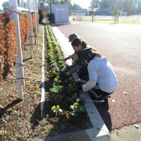 花植ボランティア　ありがとうございました